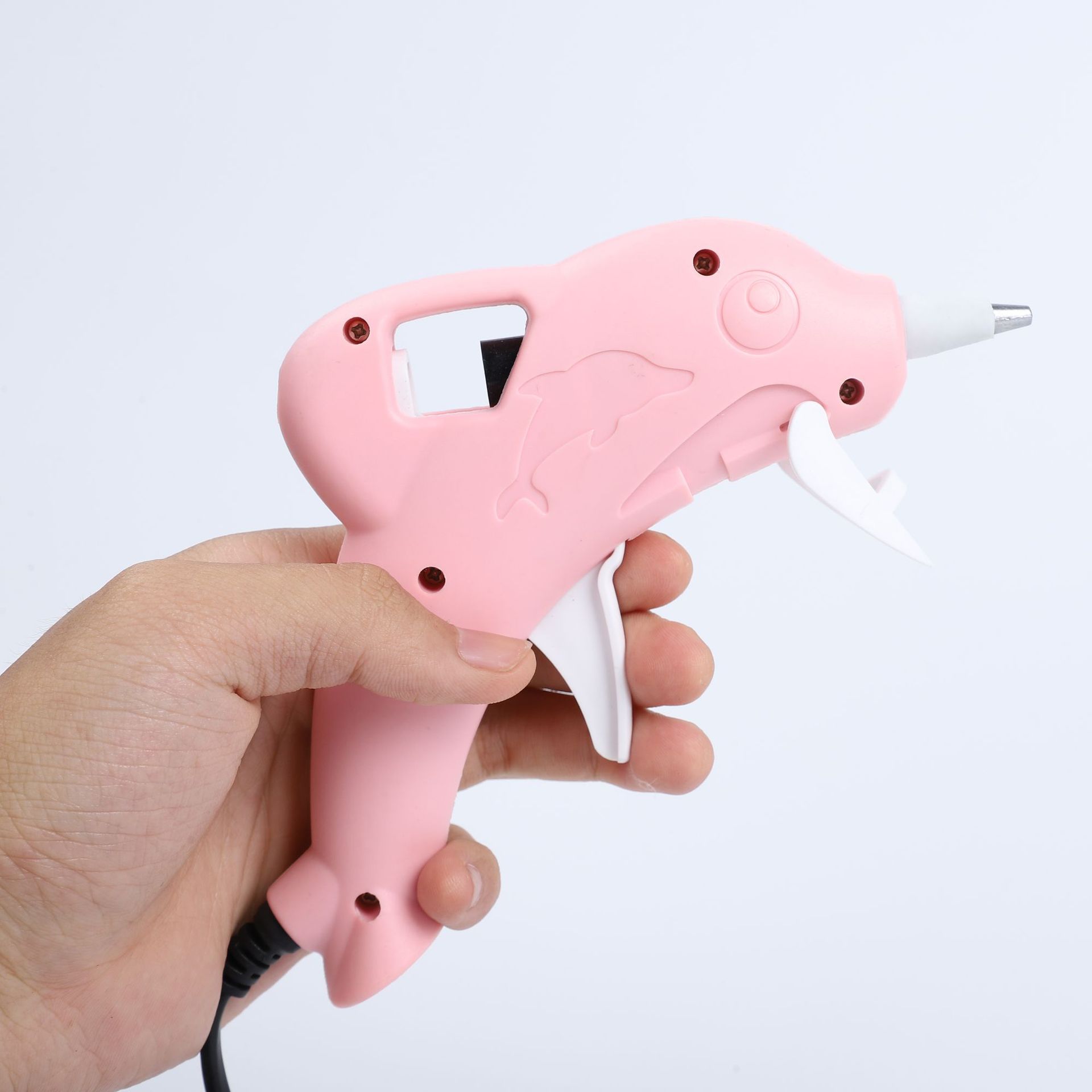 Animal Series 20W Industrial Hot Melt Glue Gun Diy Electric Heating Glue Stick Little Dolphin Glue Gun Household Handmade Small Glue Gun