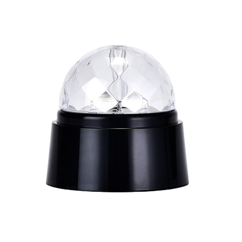 Mini Version LED Stage Lights Customized Colorful Rotating Projection Lamp Mini Crystal Family Party Ambience Light