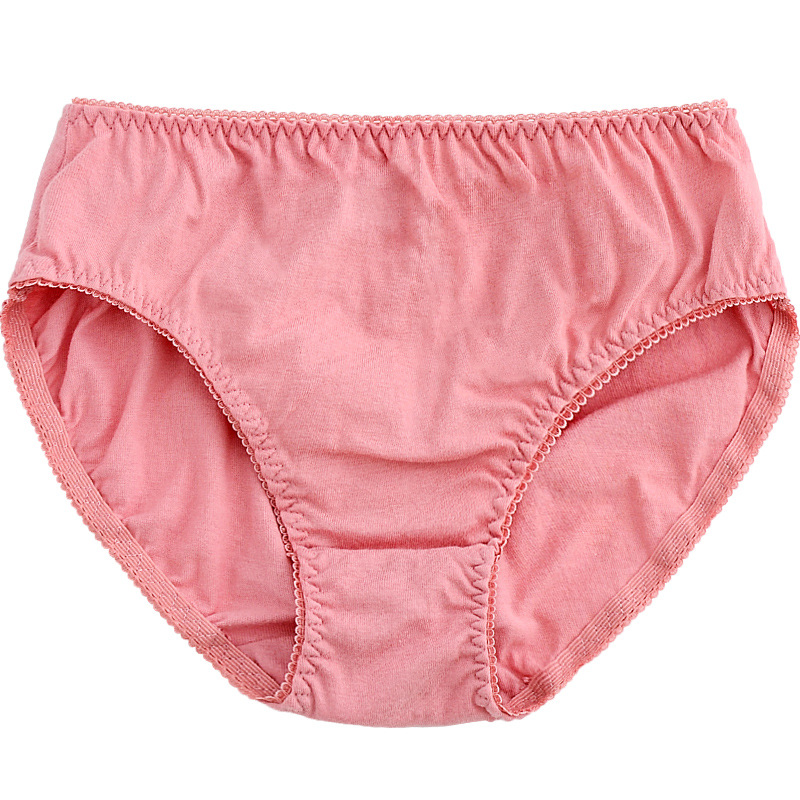 宜而爽内裤女士纯棉夏季轻薄透气全棉中腰女式三角裤短裤fd8303