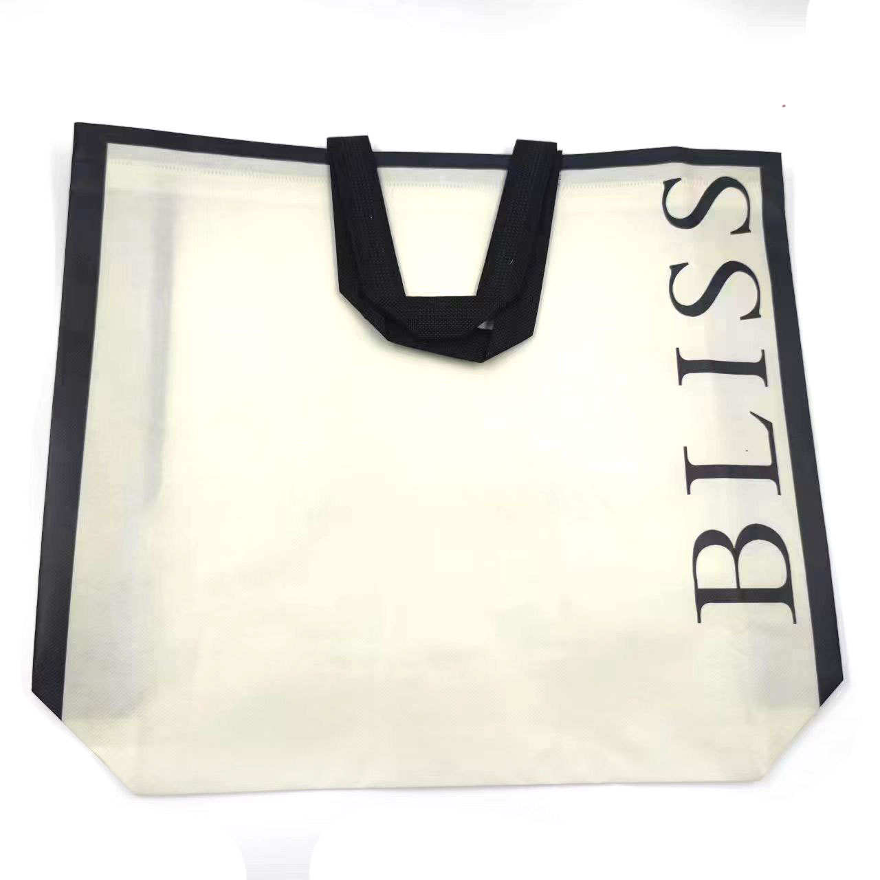 Spot Coated Non-Woven Handbag Clothing Store Large Capacity Shopping Bag Hot-Pressed Non-Woven Bag Gift Bag Wholesale