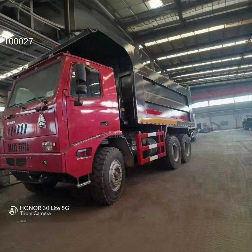 中国重汽420马力欧二矿山霸王自卸车山区专用前四后八自卸车出口