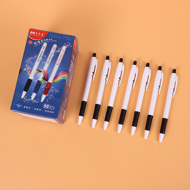 New Factory Direct Sales Ballpoint Pen Student Office Pen 102 Retractable Ballpoint Pen Office Stationery Wholesale