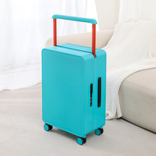 出口日本宽拉杆行李箱旅行箱防刮双正面拉杆箱20寸防水登机箱男女