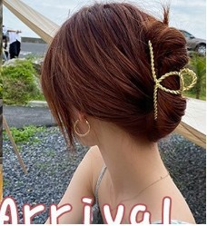 Korean Internet Celebrity Large Clip Headdress Metal Grip Pearl Hair Clips Hair Accessories Back Head Temperament Shark Clip Hair Claw