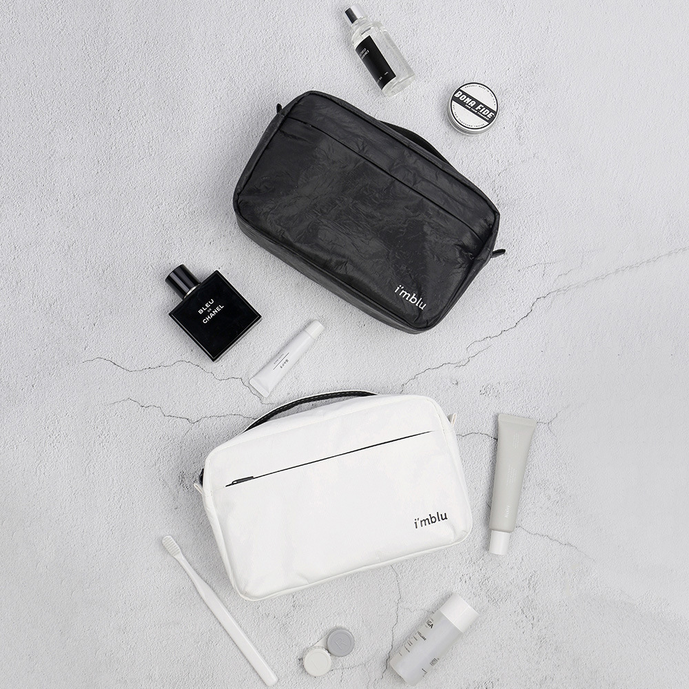 列 航空洗漱包 杜邦纸盥洗袋旅行出差收纳包化妆包