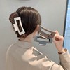 the republic of korea ins Hair caught square Clamp Headdress Hairpin Hindbrain Simplicity temperament Large Grip take a shower Sharks clip