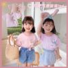 2021 New products summer girl Removable Plush lovely Doll T-shirt Short sleeved jacket