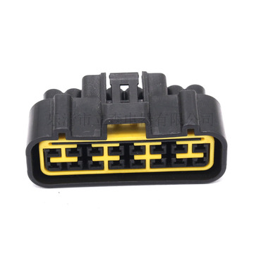 fw-c-d16f-b 16位汽车连接器双排槽位防水插头接插件电子元器件