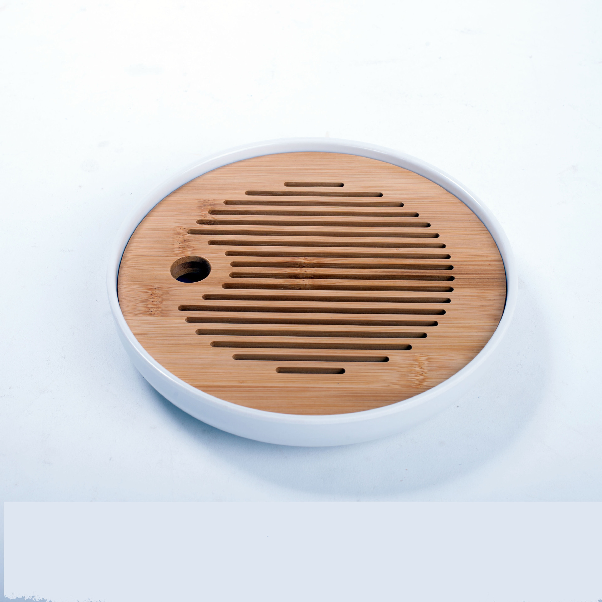 竹茶盘 底盘密胺盘 简约功夫茶具茶盘套装 迷你储水干泡小茶台