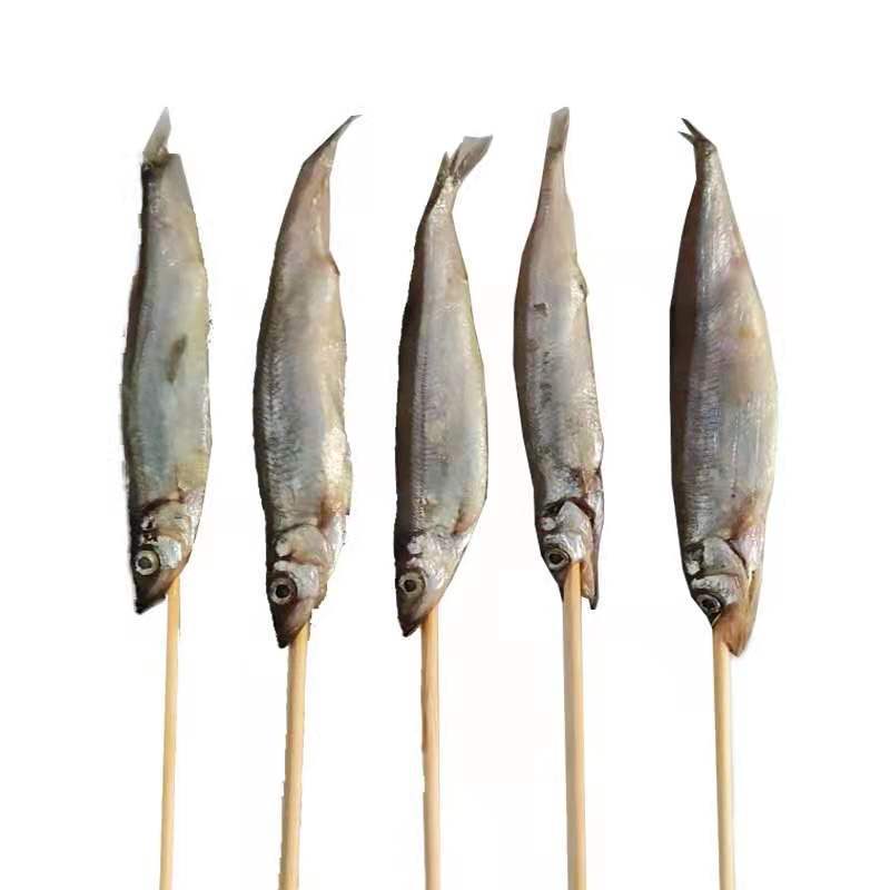 多春鱼串商用油炸铁板海鲜串烧烤食材串串10袋*30串1件