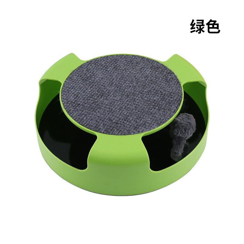 rotating  turntable educational amusement plate mouse  teaser toy shadowless little mouse  toy pet supplies