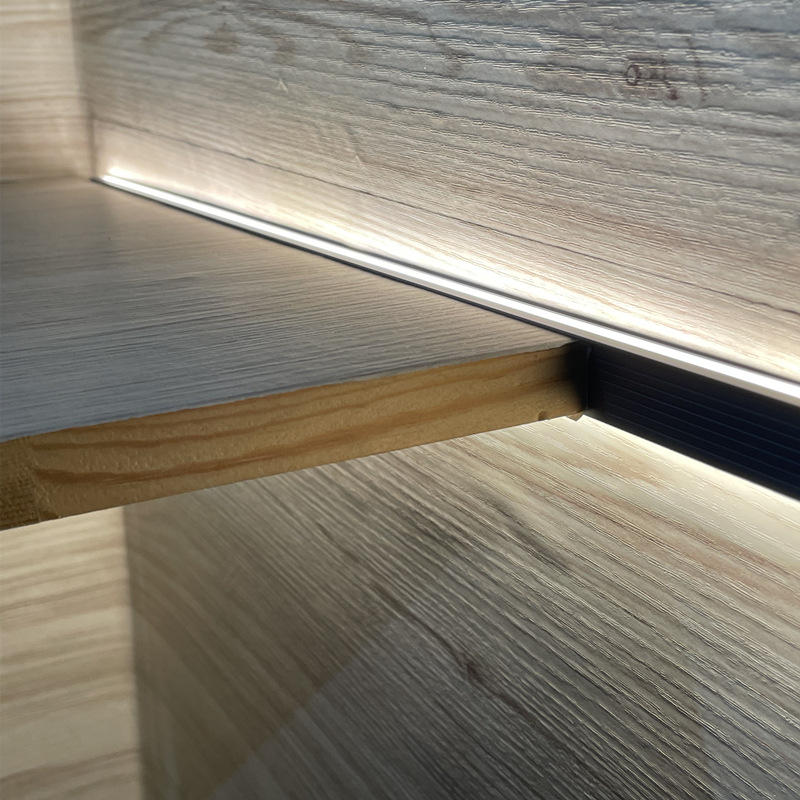 led层板灯上下双面发光12v酒柜书柜橱柜隔板灯条18mm后置感应灯带