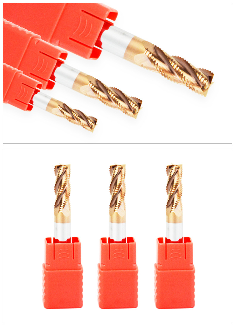 批发钨钢粗皮铣刀 合金波纹波刃刀 数控开粗加工钢用刀