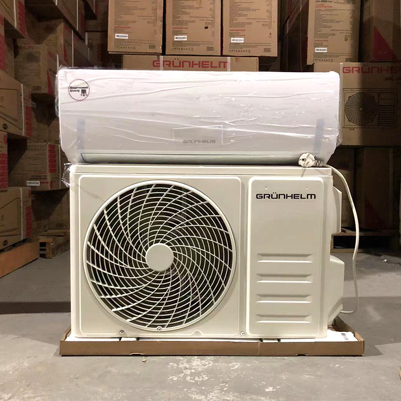 全新1p匹冷暖定频家用空调分体壁挂式挂机9000btu外贸出口机批发