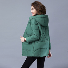 羽绒棉衣棉服女2023年新款中长版韩版宽松大尺码加厚棉袄冬季外套