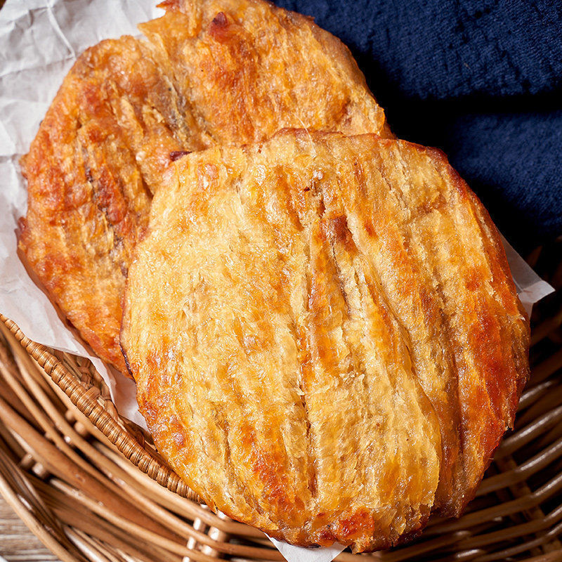 烤鱼片批发安康鱼片现干即食鱼片干手撕海味舟山大连代发速卖通