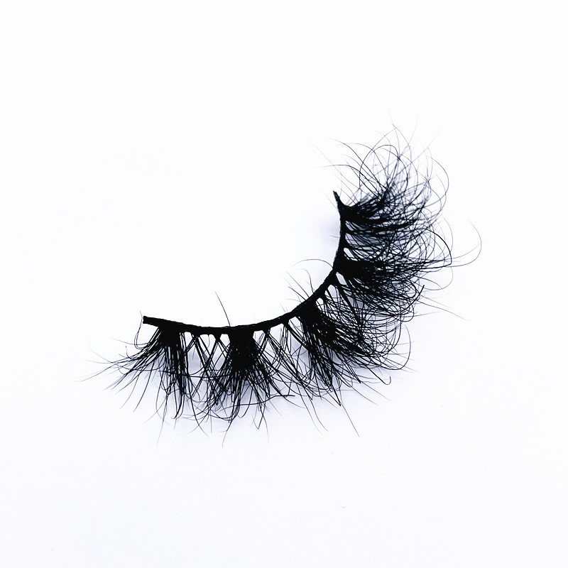 European and American Style S Material Short Fried Mink Hair False Eyelashes Explosion Three-Dimensional Big Eye Stage Makeup Foreign Trade Eyelash Women