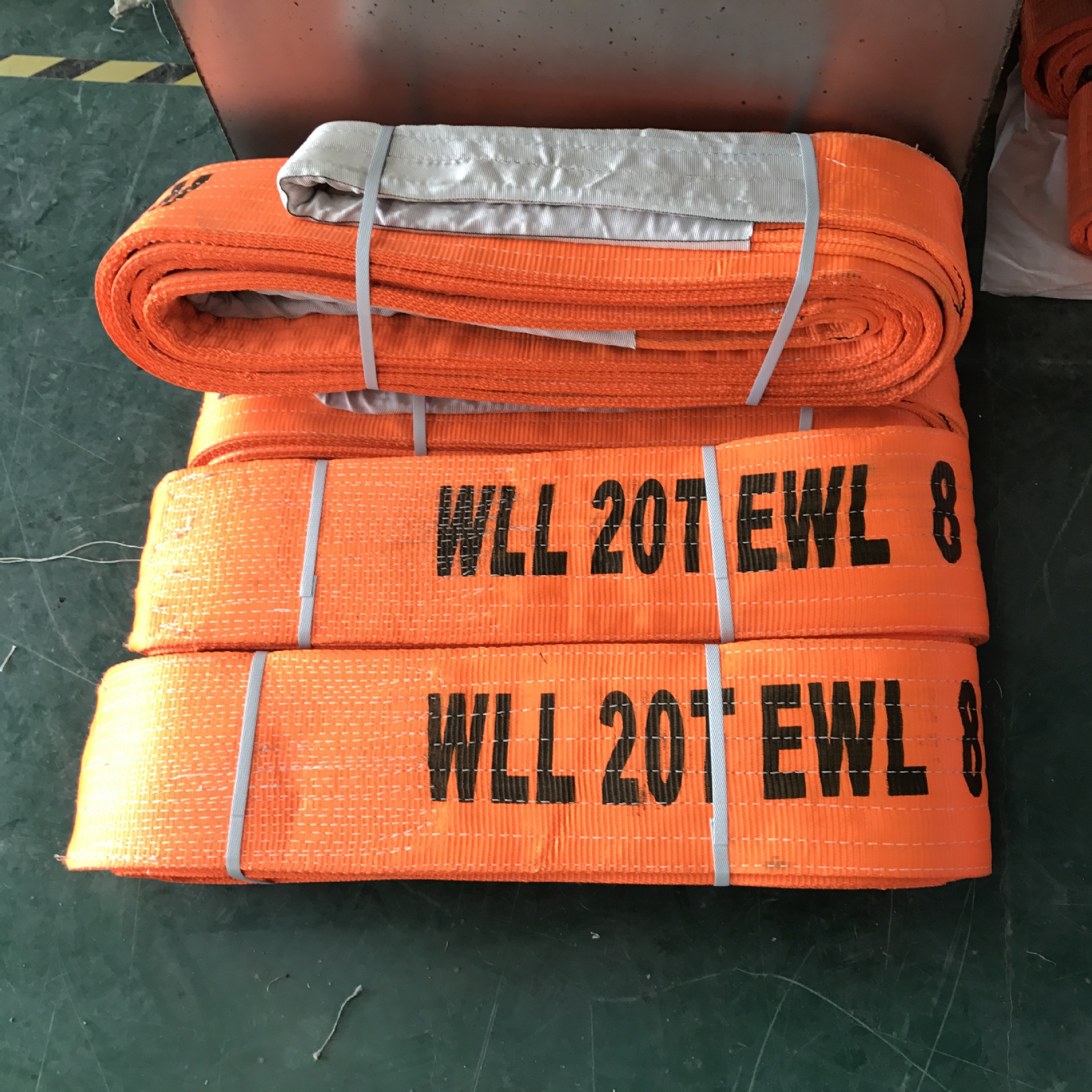 20t货车吊带起重工业工地吊带货车吊重吊带彩色扁平吊装带20吨6米