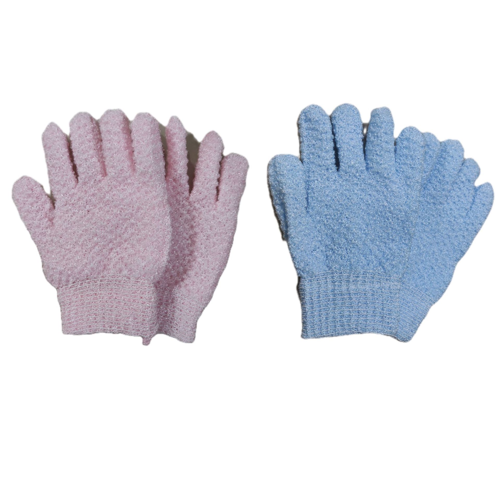 Factory in Stock Bath Five Finger Bath Gloves Bath Towel Jacquard Nylon Mud Bath Gloves Stall Wholesale