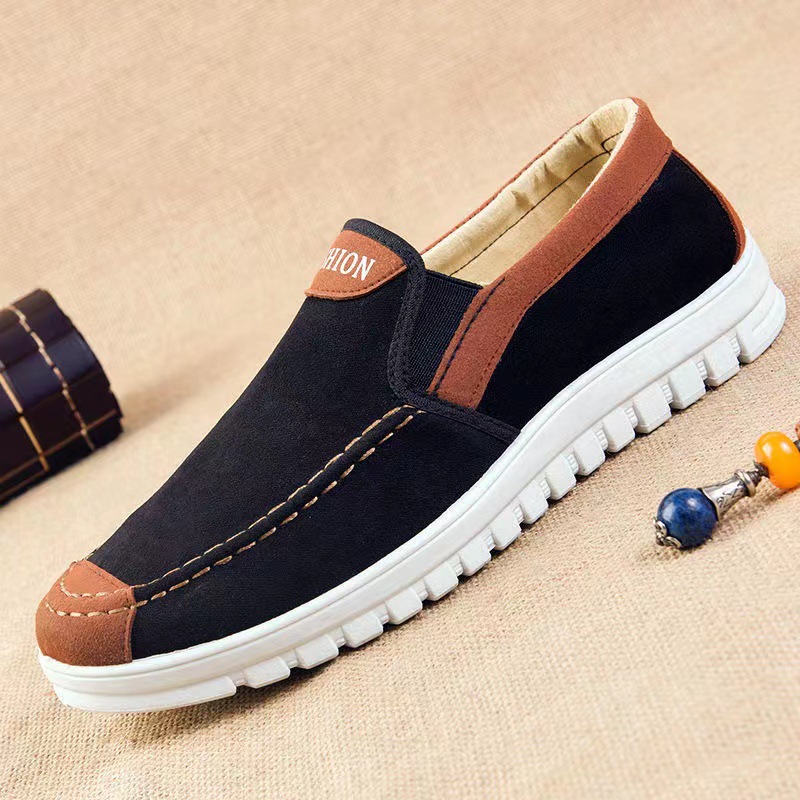 One Piece Dropshipping Spring New Old Beijing Cloth Shoes Breathable Casual Canvas Shoes Fashion Slip-on Lazy Shoes Cloth Shoes