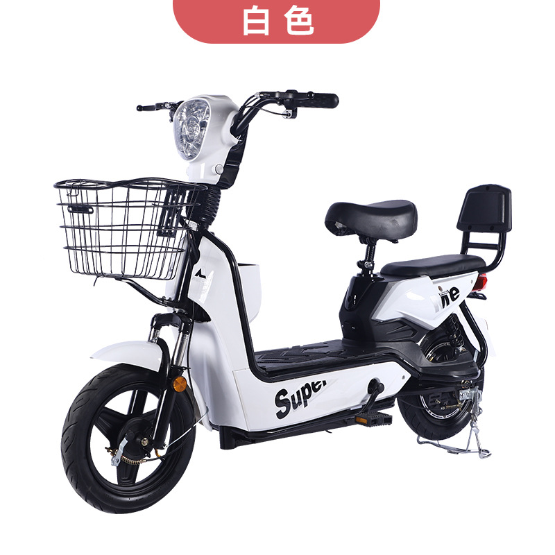 Yadiaima New Japanese-Style Electric Car Adult Two-Wheel Electric Bicycle Small Battery Car Cross-Border E-Commerce