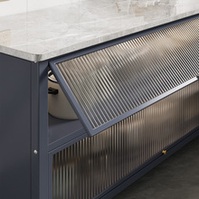 IP9D岩板餐边柜现代简约厨房储物柜收纳置物柜碗柜多功能一体靠墙