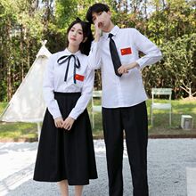 套装出初中生校服秋季韩版服装运动会高中学生学院风班服合唱表演