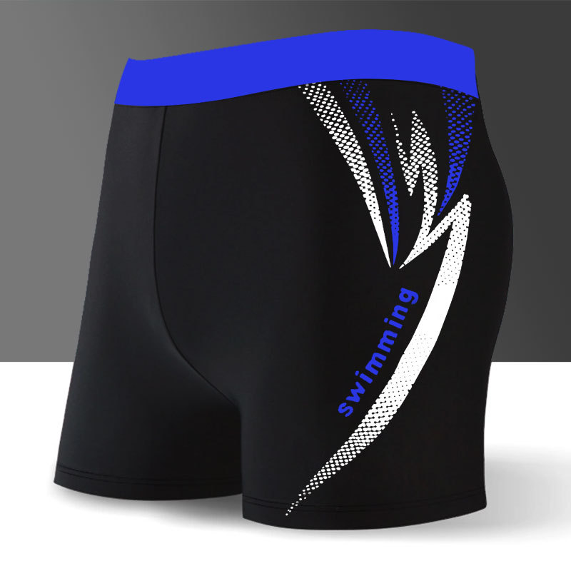 泳裤男士五分抗氯游泳裤专业速干竞速运动温泉泳装平角高弹力泳装