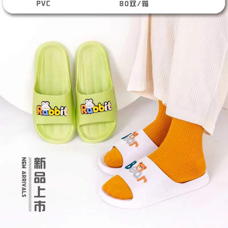 household slippers wholesale summer slip-on soft bottom non-slip women‘s home room bath sandals simple out women‘s slippers