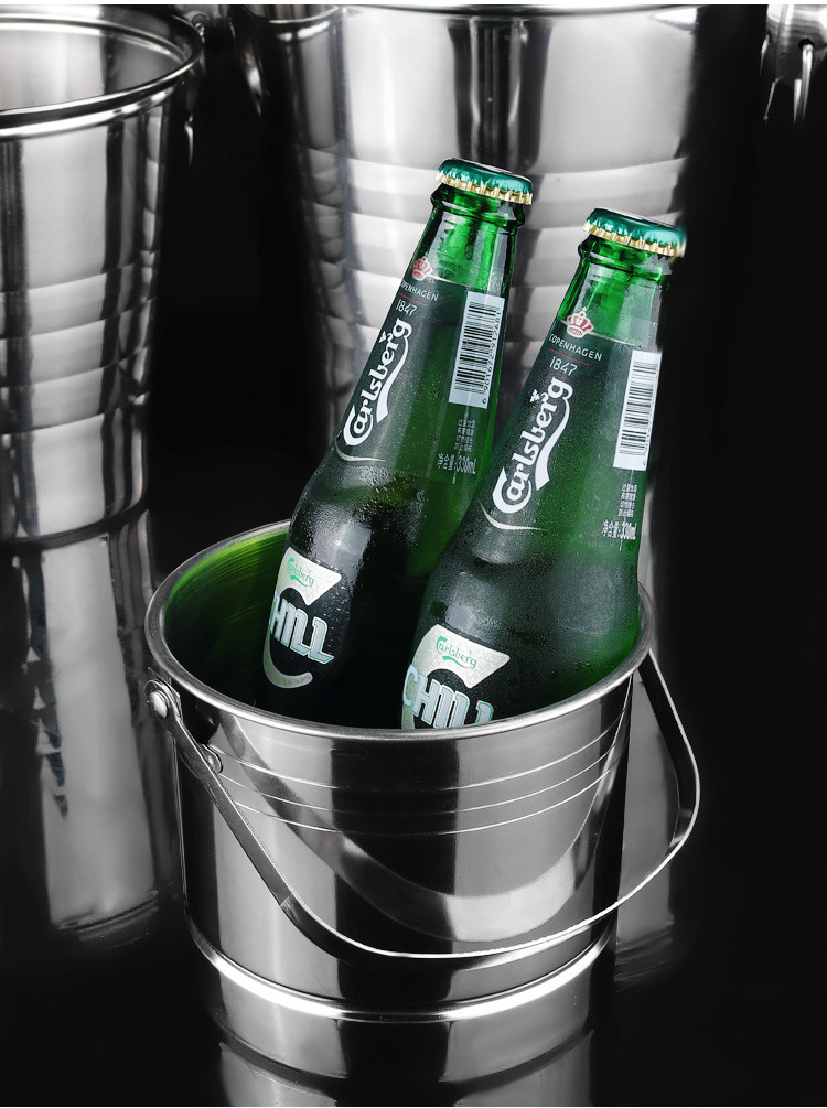 不锈钢虎头冰桶ktv酒吧冰桶香槟桶商用啤酒红酒装冰块的桶用