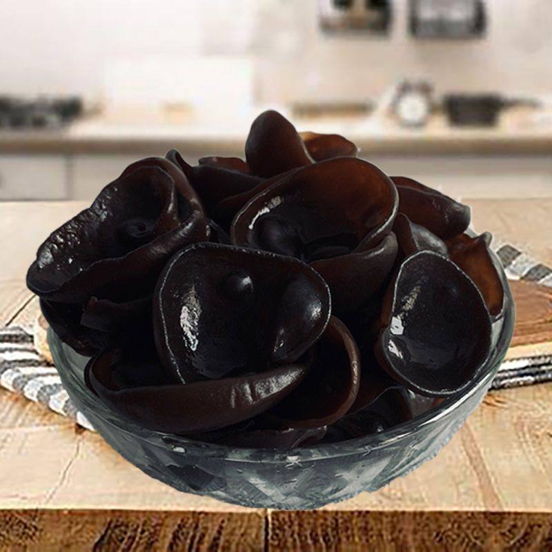 东北特产黑木耳 吉林长白山秋木耳 黑山秋耳 老鼠耳 碗耳肉厚无根