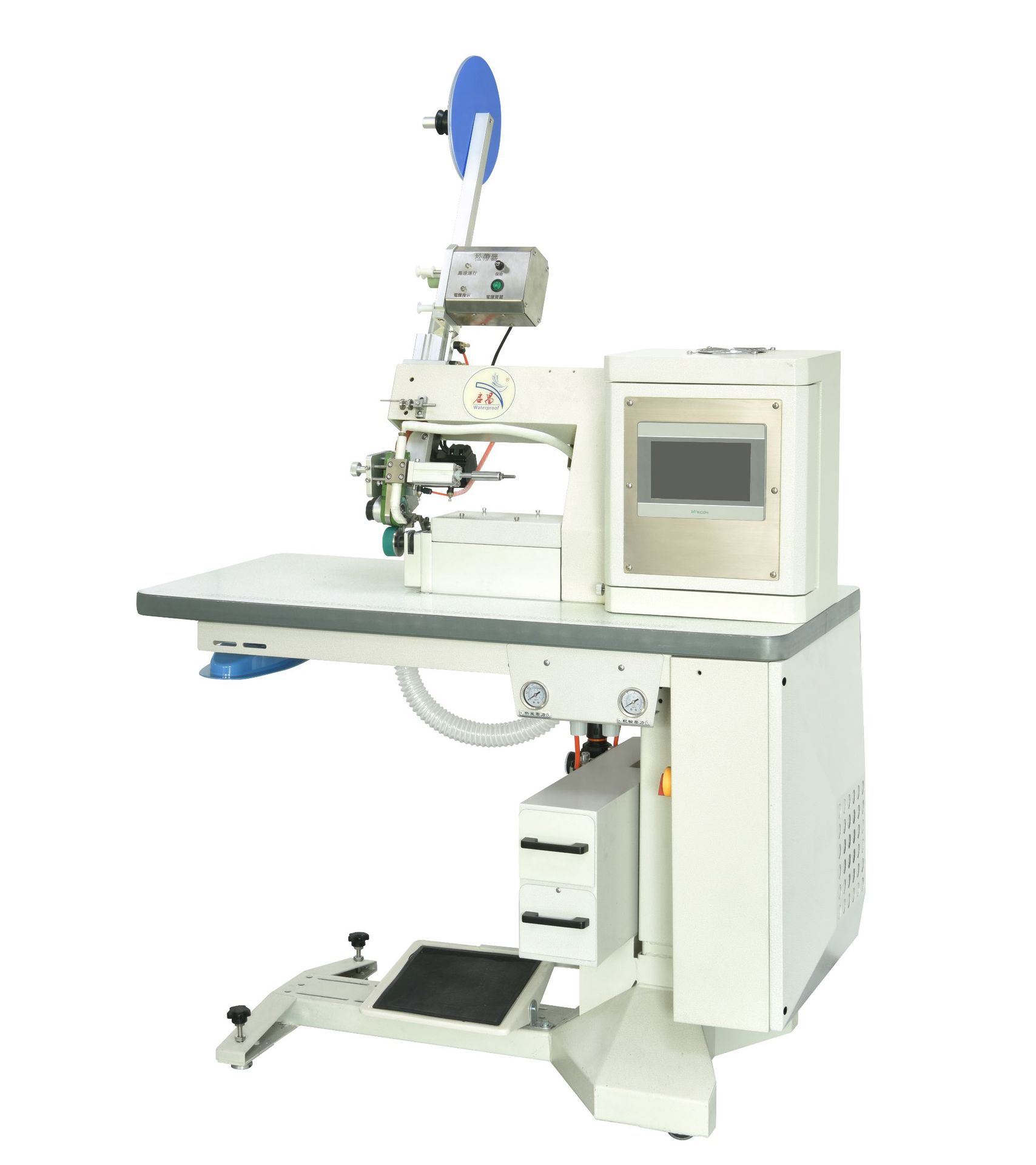 qc-860rsj 无缝内衣上胶折边机 无痕内衣上胶折边机 服装机械