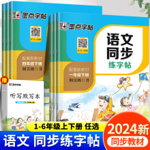 墨点字帖语文同步练字帖人教版练字本楷书小学生每日一练钢笔字帖