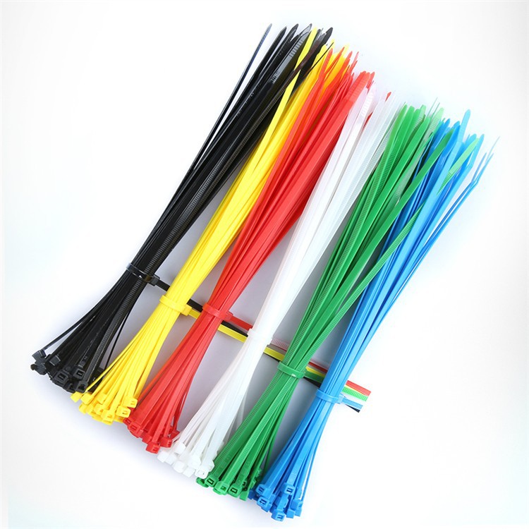 自锁式塑料扎带电线捆扎带玩具固定扎带彩色尼龙扎带