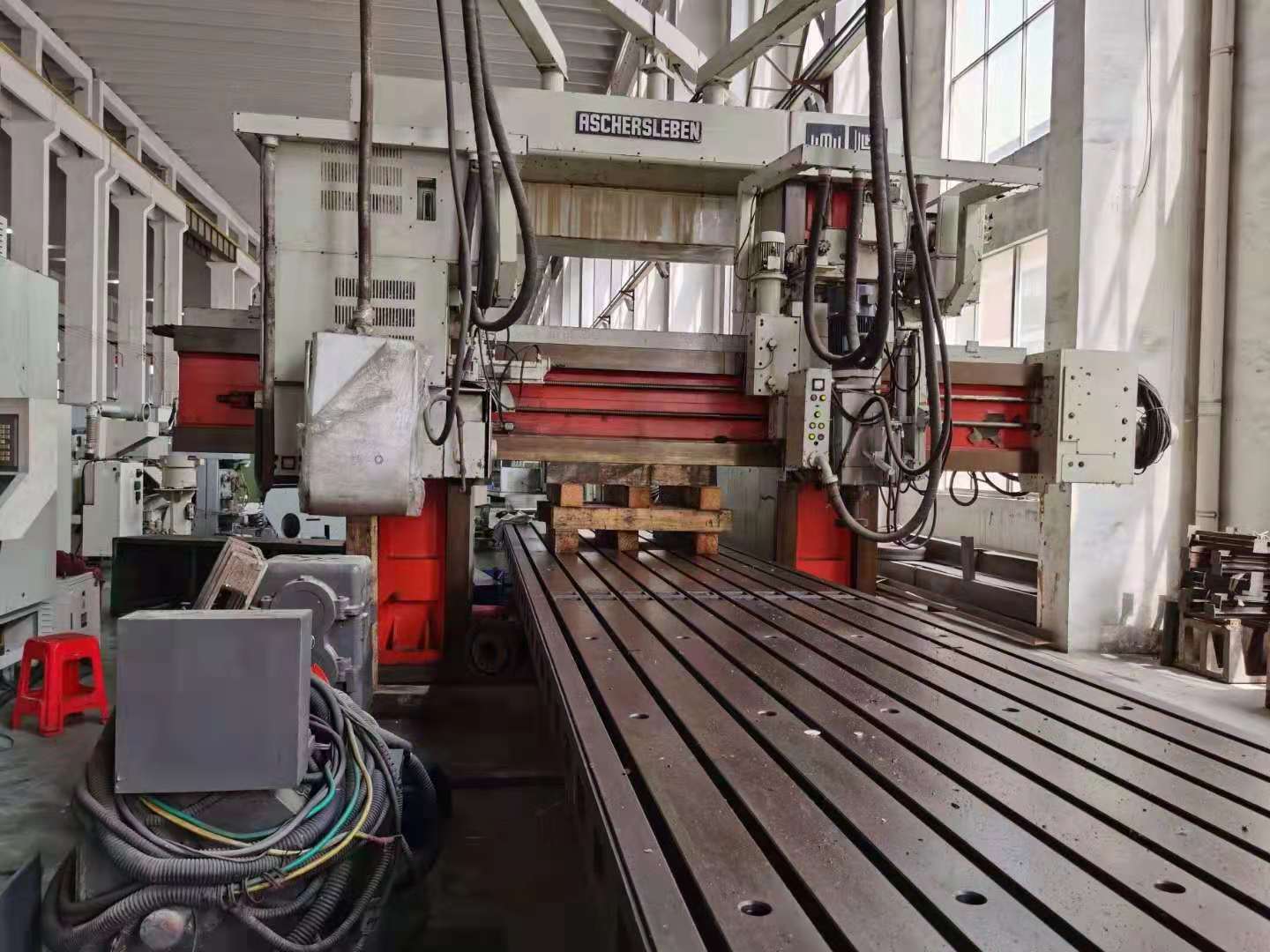 处理二手德国海科特1.6x10米数控龙门导轨磨床二手磨床