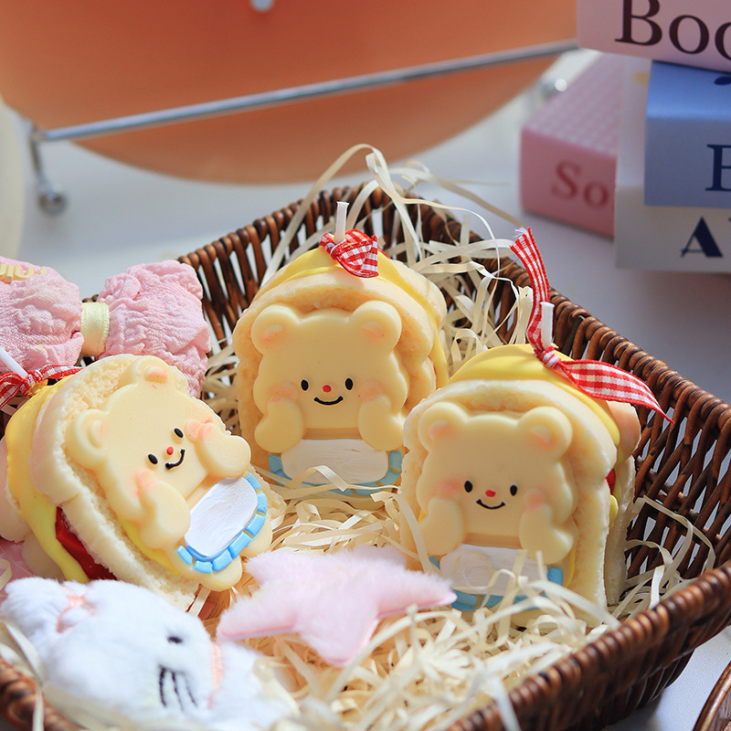 butter bear cheese toast aromatherapy candle gift box birthday gift girl girlfriends couple gift