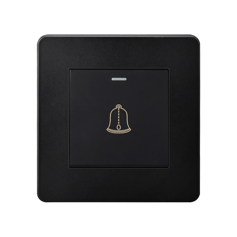 一位门铃开关 家用86型墙壁式开门门禁叮咚门铃自动复位开关按钮