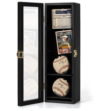 木制棒球展示盒 收纳盒储存盒多层棒球展示架橱柜可定 制BSCI认证