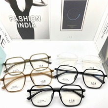 批发3044透明大方框可配近视眼镜架平光眼镜显瘦素颜多色全框眼镜