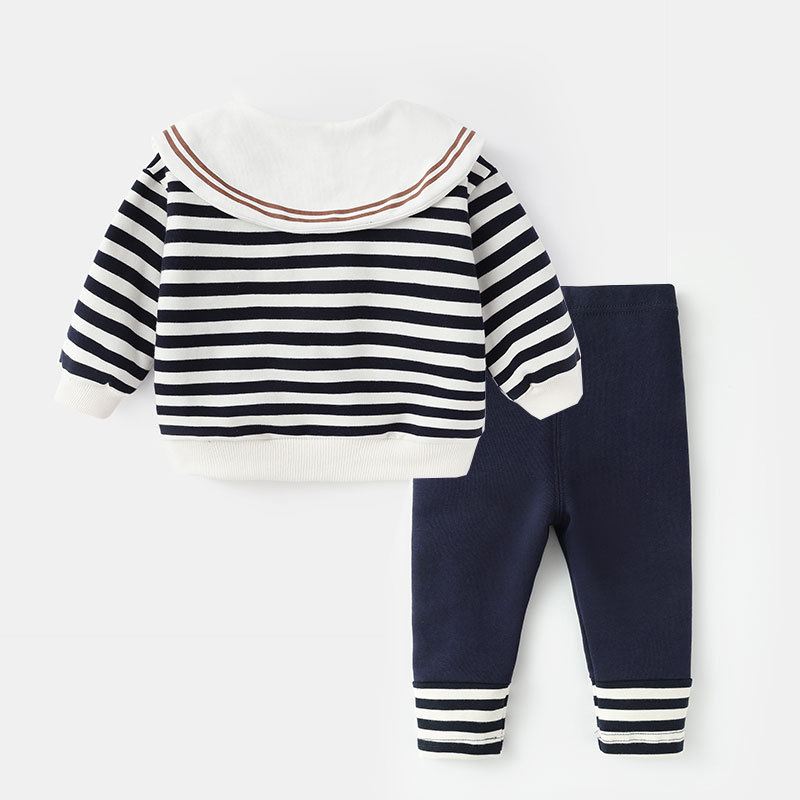 Girls' Suit Baby Spring and Autumn Children's Sports Clothes Autumn 2021 New One-Year-Old Baby Girl Autumn Clothes Baby Clothes