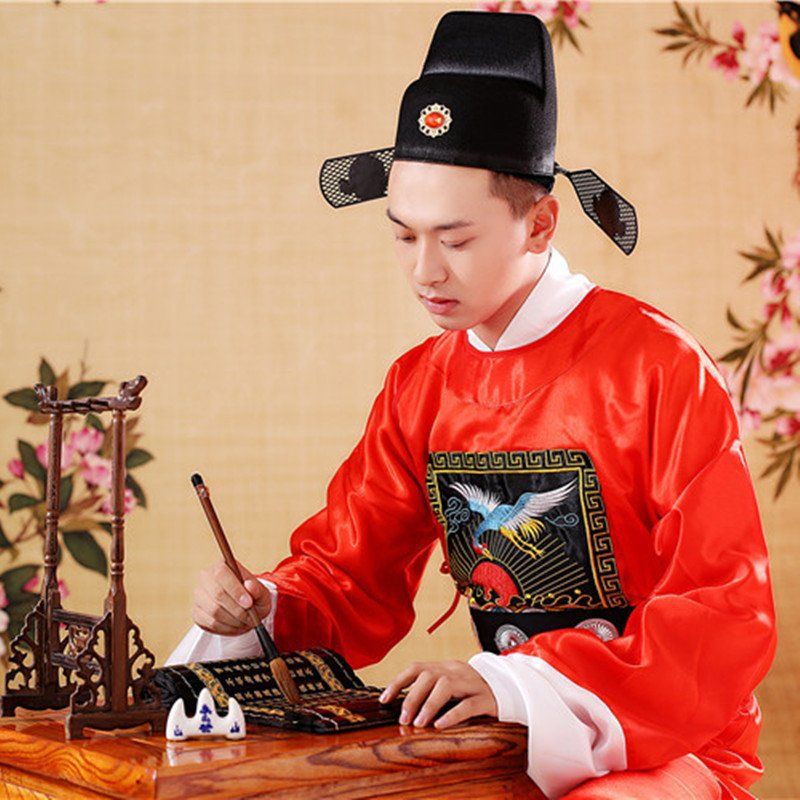 明朝官服明代官员服装男朝廷官员古装大臣县官芝麻汉服男戏服演出