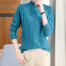 米奇图案新款韩版修身短款时尚洋气毛衣女打底衫冬季一件代发上衣