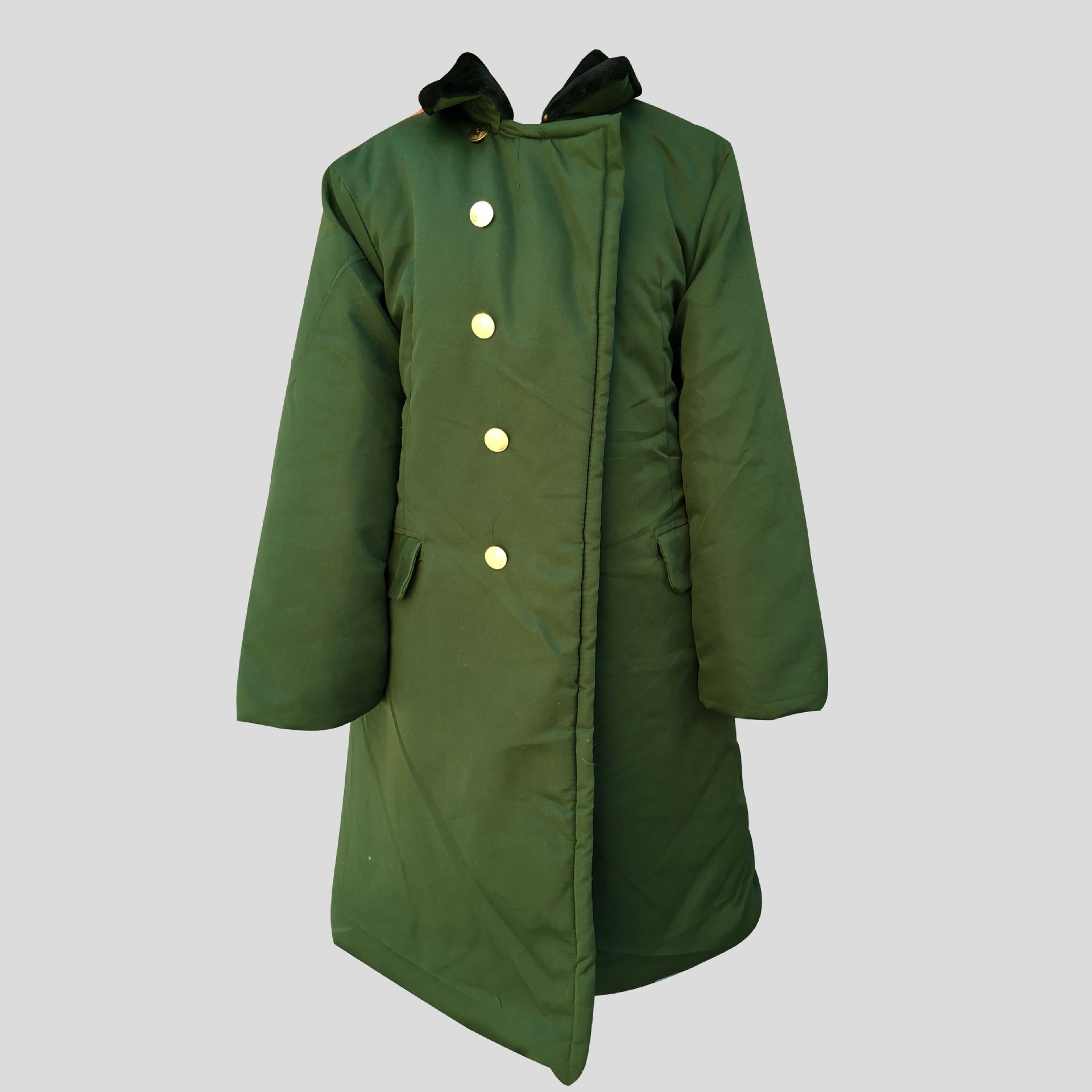 军大衣男冬季长款绿色东北棉袄加厚防风防寒服保暖劳保棉大衣