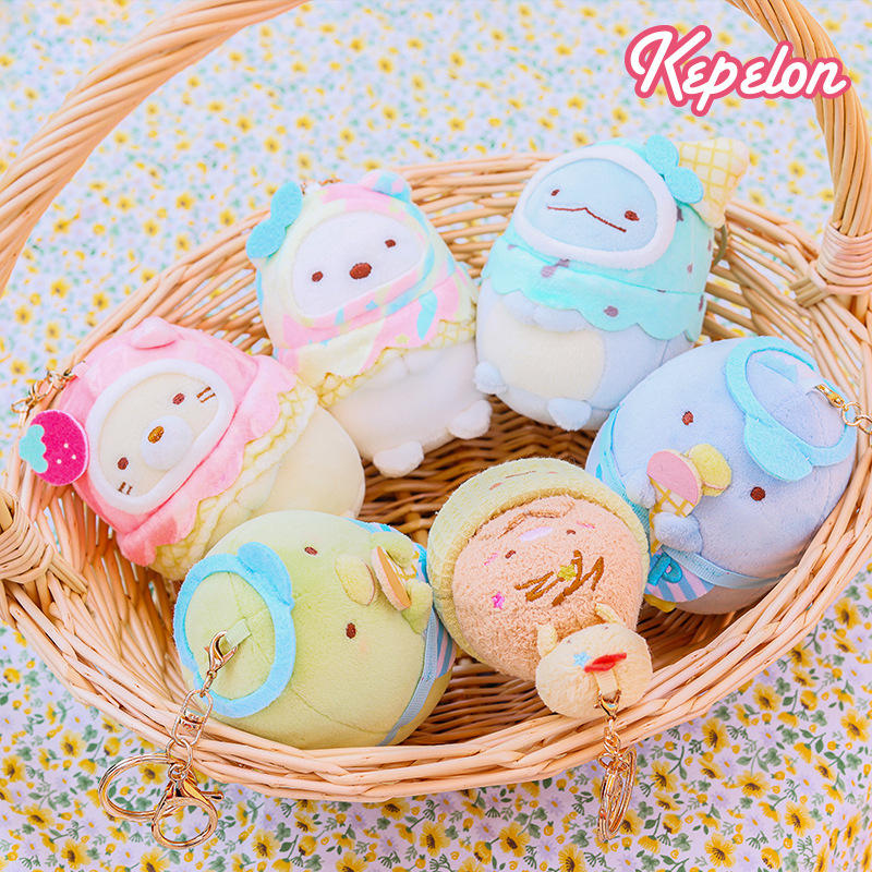 凯佩珑角落小伙伴冰淇淋挂件盲盒盲袋毛绒小公仔墙角生物娃娃批发