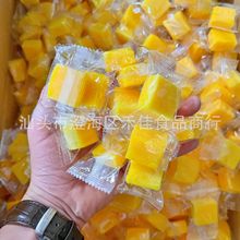 芒果糕大方粒水果软糖马来西亚风味椰子榴莲草莓独立包装工厂批发