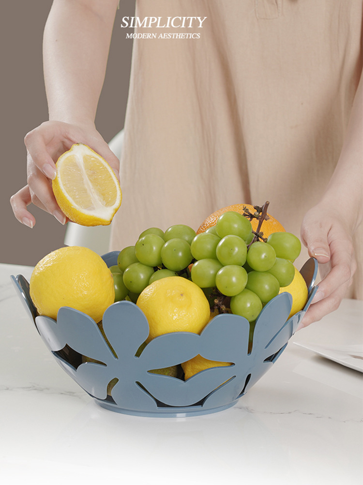 Creative Fruit Plate Living Room Home Office Fruit Basket Online Influencer Fashion Dried Fruit Snack Candy Plate