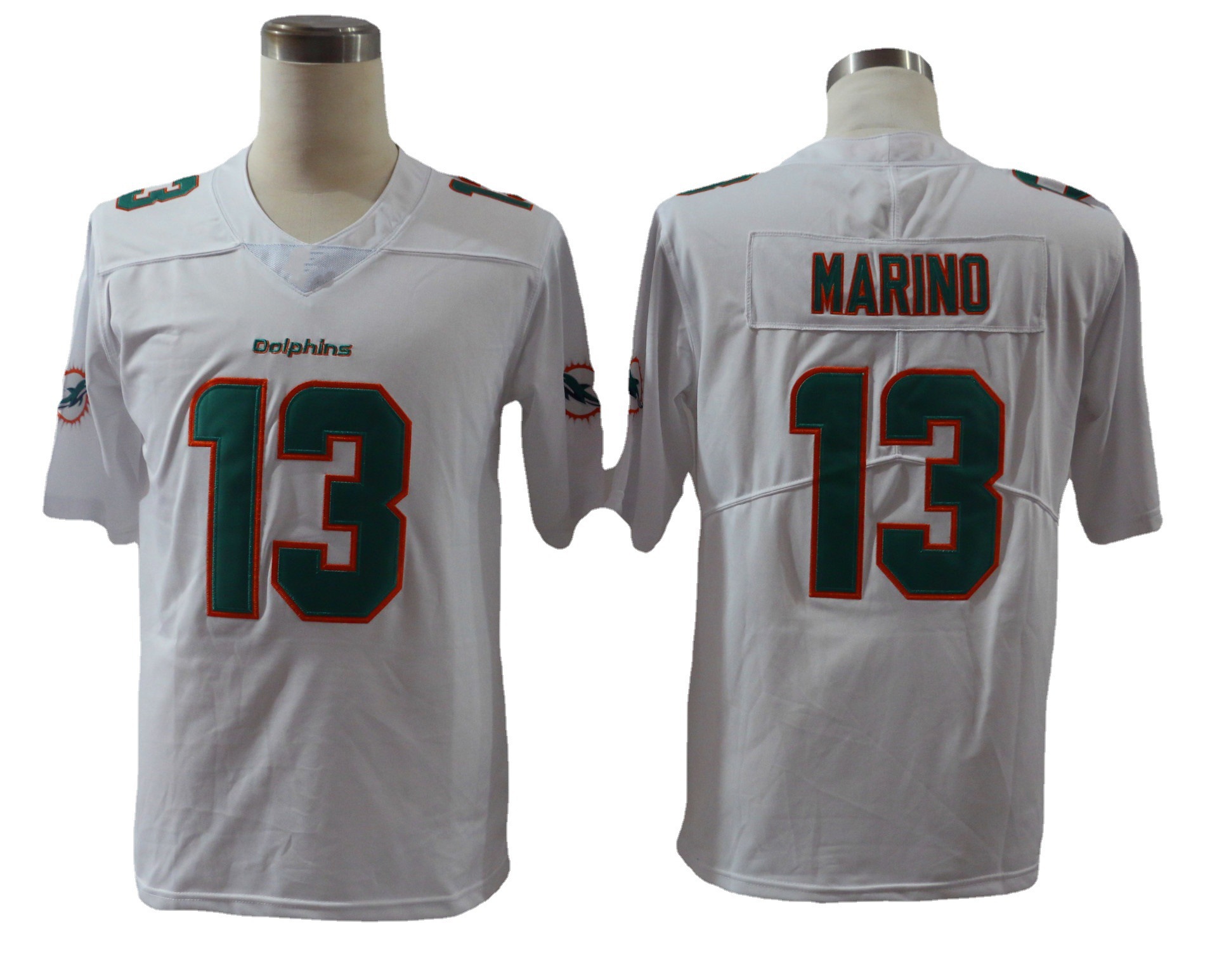 海豚队刺绣橄榄球衣球服11#13复古传奇二代球迷精英版比赛训练服1