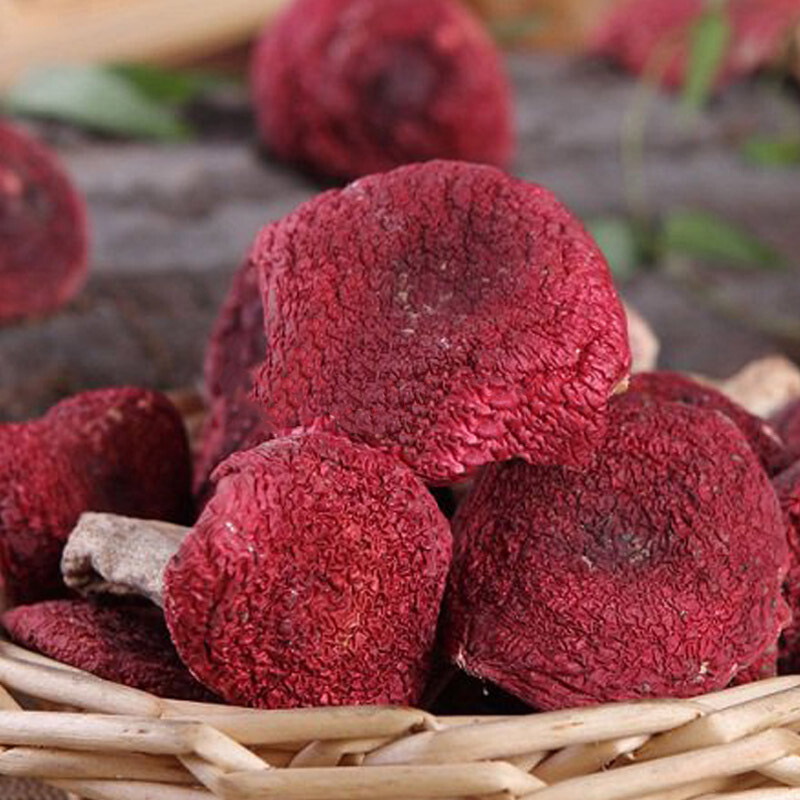 云南野生大红菇大红菌农家土特产干货蘑菇置办礼包红蘑中秋礼盒装