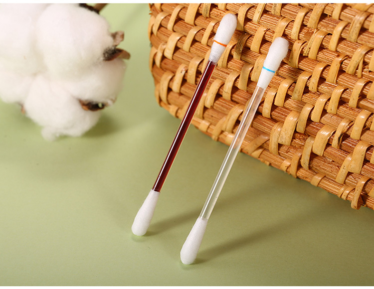 fasola消毒棉签一次性碘伏酒精棉棒随身旅行装碘酒棉花棒独立包装