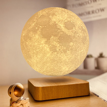 小夜灯3d月亮灯大号18CM磁悬浮月球灯浪漫创意礼品抖音520热销款